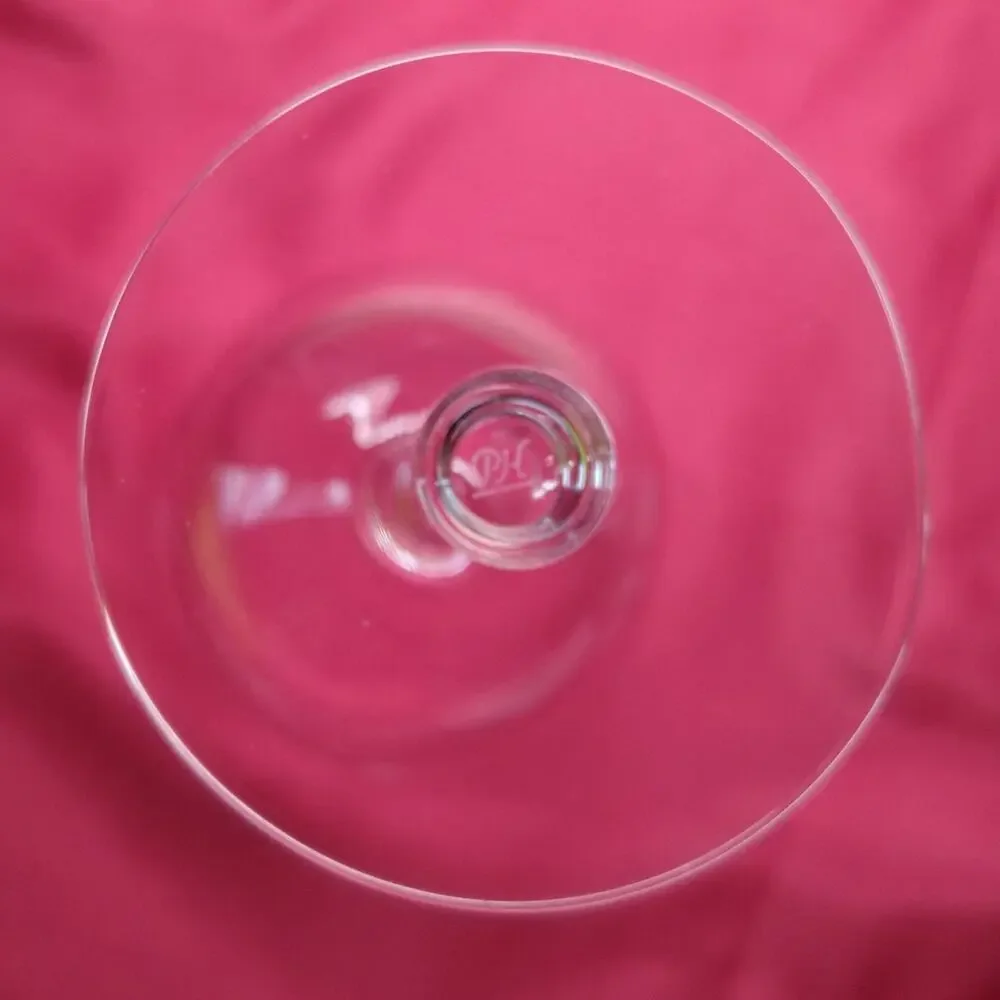 Princess House Heritage 418 Goblet Floral Drinkware Clear Set 4 Crystal Vintage